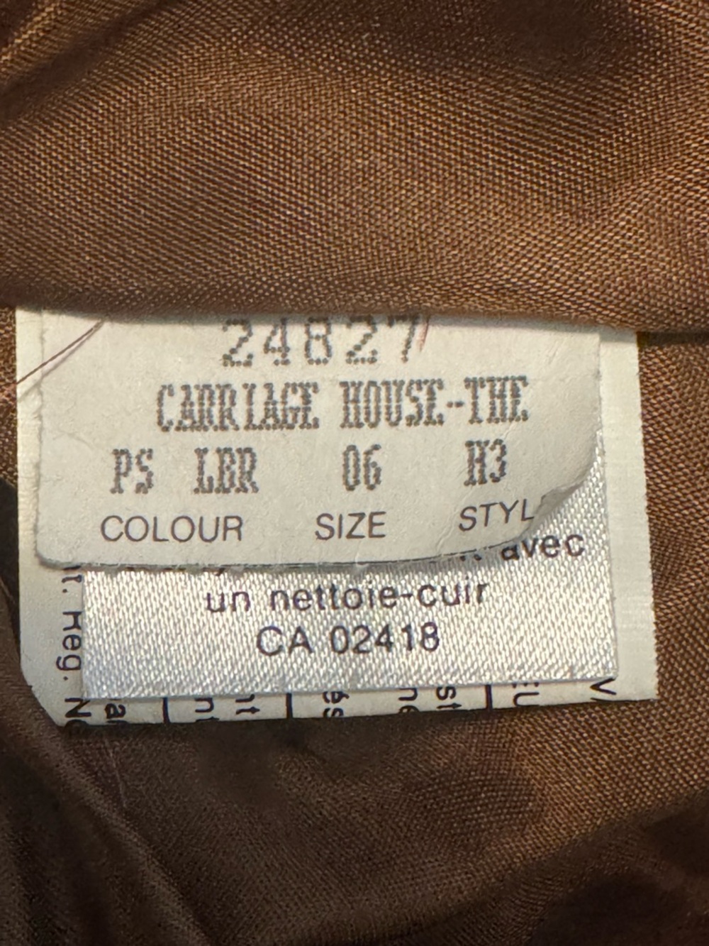 Cognac Suede Bomber Jacket with Striped Elastic Waist - Picture 10 of 11